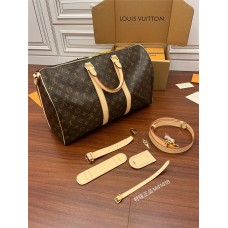 Louis Vuitton M41418 Keppall 45 Monogram Yellow Leather: Size - 45x27x20cm