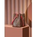 Louis Vuitton M44021 Red Gaston-Louis NeoNoe Bucket Bag Monogram: Size - 26x26x17.5 cm