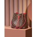 Louis Vuitton M44021 Red Gaston-Louis NeoNoe Bucket Bag Monogram: Size - 26x26x17.5 cm