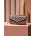 Louis Vuitton N63032 Damier Ebène Monogram coffee color Pochette FÉLICIE Felicie WOC Chain Bag Size: 21.0x 12.0x 3.0 cm