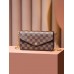 Louis Vuitton N63032 Damier Ebène Monogram coffee color Pochette FÉLICIE Felicie WOC Chain Bag Size: 21.0x 12.0x 3.0 cm