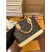 Louis Vuitton M53152 Monogram Woven Double Shoulder Strap Alma BB Handbag: Size - 23.5x17.5x11.5 cm