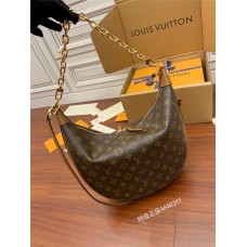 Louis Vuitton M46311 LV Marel Vintage Bag Latest 2022 Runway MATEL Runway Moon Mother Bag Classic Monogram with Yellow Flower Size: 38×30×10cm