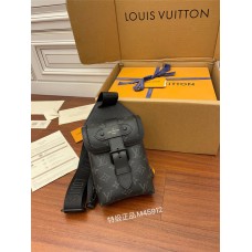 Louis Vuitton SAUMUR Shoulder Bag (M45912) Monogram Eclipse Black Size: 13x18x3.5cm
