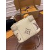 Louis Vuitton M45599 White Print Vanity Small Handbag Giant Monogram Embossed Size: 19×13×11cm
