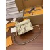 Louis Vuitton M45599 White Print Vanity Small Handbag Giant Monogram Embossed Size: 19×13×11cm