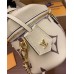 Louis Vuitton M45599 White Print Vanity Small Handbag Giant Monogram Embossed Size: 19×13×11cm