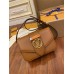 Louis Vuitton M55952 Brown Pont 9 SOFT Medium Handbag LV Pont 9 Soft Handbag with Glossy Leather Size: 25x17.5x8 cm