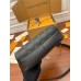 Louis Vuitton M30233 Monogram Eclipse Black OUTDOOR Messenger Bag Taïga Leather and Monogram Canvas, Size: 29.5x20x10.5cm