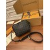 Louis Vuitton M30233 Monogram Eclipse Black OUTDOOR Messenger Bag Taïga Leather and Monogram Canvas, Size: 29.5x20x10.5cm