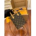 Louis Vuitton M69442 Accordion Bag PETIT SAC PLAT Handbag Petit Sac Plat Handbag in Monogram Canvas, Size: 14x17x5cm
