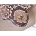 Louis Vuitton N99387/M48865 Gray Snake Shoulder Capucines BB Handbag Grained Taurillon Leather, Size: 27 x18x9cm