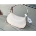 Louis Vuitton M82519 White Mini Moon Handbag Soft Monogram Empreinte Embossed Leather, Size: 20.5x11x5cm