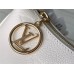 Louis Vuitton M82519 White Mini Moon Handbag Soft Monogram Empreinte Embossed Leather, Size: 20.5x11x5cm