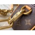 Louis Vuitton M68906 MINI SOFT TRUNK Monogram with Gold Chain, Size: Length 18.5 x 12.5 x  7cm