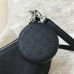Louis Vuitton BAIA Small Handbag (M22819) Black Baia Small Handbag Perforated Calfskin, Size: 26x17x7.5cm