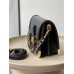 Louis Vuitton Dauphine Medium Handbag (M22276) Black Soft Calfskin Monogram Embossed, Size: 25x17x10.5cm