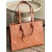 Louis Vuitton ONTHEGO Large Handbag (M44925) Caramel Onthego Handbag Monogram Empreinte Giant Embossed Soft Leather, Size: 41x34x19cm