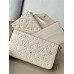 Louis Vuitton POCHETTE FÉLICIE Felicie Chain Bag (M82363) Ivory White Monogram Empreinte Leather, Size: 21x12x3cm