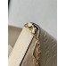 Louis Vuitton POCHETTE FÉLICIE Felicie Chain Bag (M82363) Ivory White Monogram Empreinte Leather, Size: 21x12x3cm