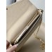 Louis Vuitton POCHETTE FÉLICIE Felicie Chain Bag (M82363) Ivory White Monogram Empreinte Leather, Size: 21x12x3cm