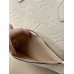 Louis Vuitton NEVERFULL Medium Handbag (M46676) White Neverfull Medium Handbag Monogram Empreinte Grained Leather, Size: 31x28x14cm