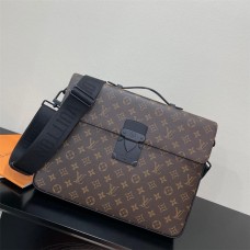 Louis Vuitton S-LOCK Briefcase (M20835) Monogram S-Lock Briefcase in Taurillon Monogram Leather, Size: 39x30x8cm