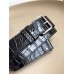 Louis Vuitton PAPILLON TRUNK Handbag (M57835) Black Crocodile Grain Nicolas Ghesquière S-lock Clasp, Size: 19x9x9cm