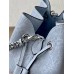 Louis Vuitton Bella Handbag (M21582) Blue, Bella Bucket Bag made of Mahina Leather, Size: 19x22x14cm