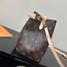 Louis Vuitton NEONOE BB Bucket Bag (M46581) Natural Leather, Small Size Design, Size: 20x20x13cm