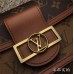 Louis Vuitton M68746 DAUPHINE Chain Bag Monogram and Monogram Reverse Two-tone Canvas LV Circle Hook, Size: 18.5x12x5cm