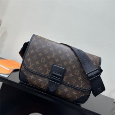 Louis Vuitton ARCHY Medium Messenger Bag (M46328) Archy Medium Messenger Bag Monogram Macassar Canvas, Size: 35x24x8cm