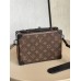 Louis Vuitton HANDLE SOFT TRUNK Handbag (M45935) Monogram Macassar Canvas, Size: 21.5x15x7cm