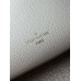 Louis Vuitton LOCK & GO Handbag (M23637) White Smooth Grain Calfskin, Size: 24.5x19x10.5cm