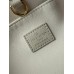 Louis Vuitton LOCK & GO Handbag (M23637) White Smooth Grain Calfskin, Size: 24.5x19x10.5cm