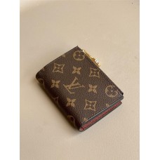 Louis Vuitton Portefeuil Lisa Compact Wallet (M82415) Purple, Size: 9×11.5×1.5cm