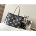 Louis Vuitton M58907 Black Neverfull Medium Handbag, Size: 31x28x14cm