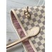 Louis Vuitton N41605 Check/Ballet Pink NEVERFULL Medium Handbag Damier Azur Canvas, Size: 32x28.5x17cm