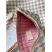 Louis Vuitton N41605 Check/Ballet Pink NEVERFULL Medium Handbag Damier Azur Canvas, Size: 32x28.5x17cm