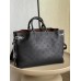 Louis Vuitton BELLA TOTE Handbag (M59200) Black, Soft Perforated Calfskin, Size: 32x23x13cm
