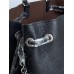 Louis Vuitton BELLA TOTE Handbag (M59200) Black, Soft Perforated Calfskin, Size: 32x23x13cm