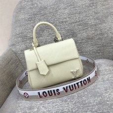 Louis Vuitton CLUNY Mini Handbag (M58928) Ivory, Cluny Mini Handbag with Detachable Flower Shoulder Strap, Size: 20x16x7.5cm