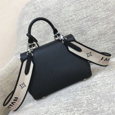 Louis Vuitton CLUNY Mini Handbag (M58925) Black, Cluny Mini Handbag with Detachable Flower Shoulder Strap, Size: 20x16x7.5cm