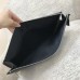 Louis Vuitton POCHETTE 24H Clutch (M30965) Black, Taïga Leather, Size: 36x25x2.5cm