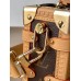 Louis Vuitton SIDE TRUNK Mini Handbag (M46815) Classic Monogram, Sharp Angles, Size: 18×12.5×8CM