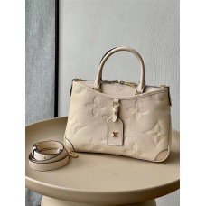 Louis Vuitton TRIANON Small Handbag (M46503) White, Trianon Small Handbag in Monogram Empreinte Embossed Leather, Size: 28x18x8cm