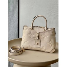 Louis Vuitton TRIANON Small Handbag (M46503) White, Trianon Small Handbag in Monogram Empreinte Embossed Leather, Size: 28x18x8cm