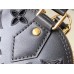 Louis Vuitton M22878 Black Embroidered Shell Bag Collection, Latest Season New Alma BB Handbag (M91606) in Soft Calfskin, Size: 23.5x17.5x11.5cm