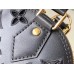 Louis Vuitton M22878 Black Embroidered Shell Bag Collection, Latest Season New Alma BB Handbag (M91606) in Soft Calfskin, Size: 23.5x17.5x11.5cm