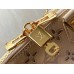 Louis Vuitton M22878 Cream Embroidered Shell Bag Collection, Latest Season New Alma BB Handbag (M91606) in Soft Calfskin, Size: 23.5x17.5x11.5cm